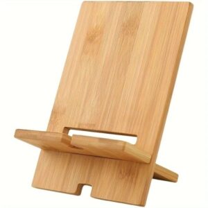Groove Bamboo Phone Stand