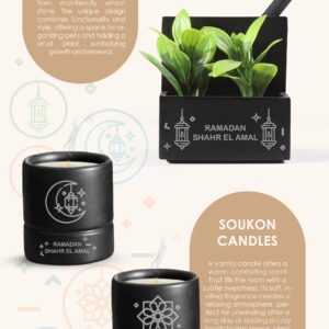 Soukoun Desk Set & Candle