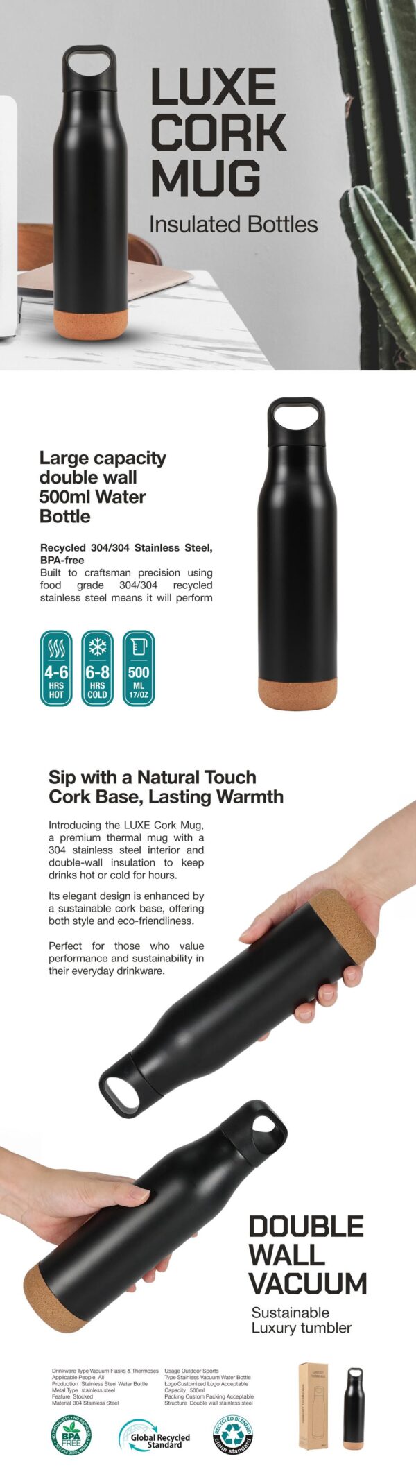 Luxe Cork Mug