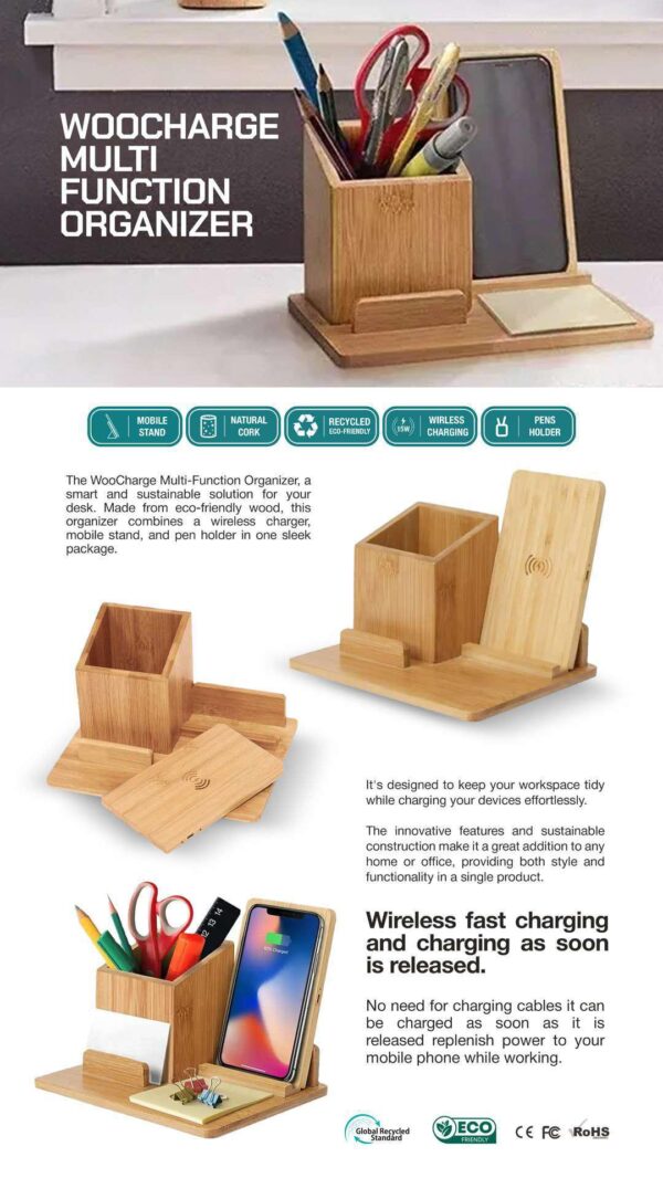 Woocharge Multi Function Organizer