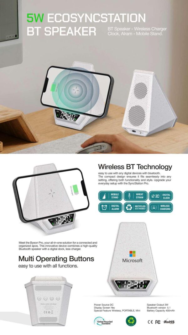 Eco-Syncstation Bt Speaker