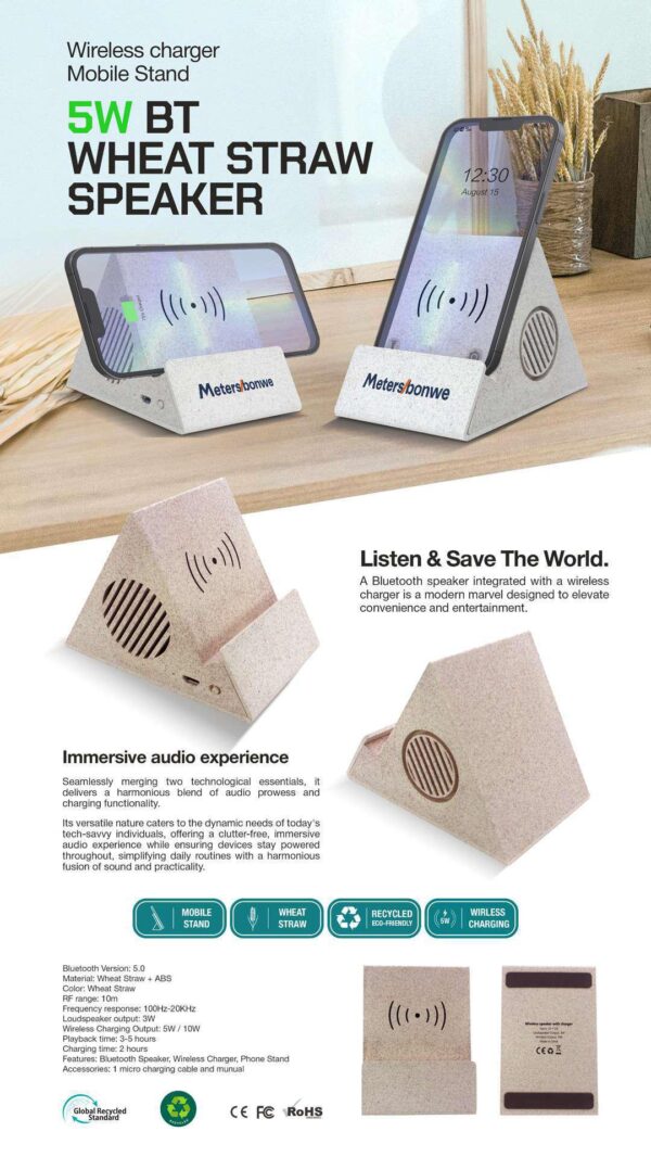 BT Wheat Straw Speaker