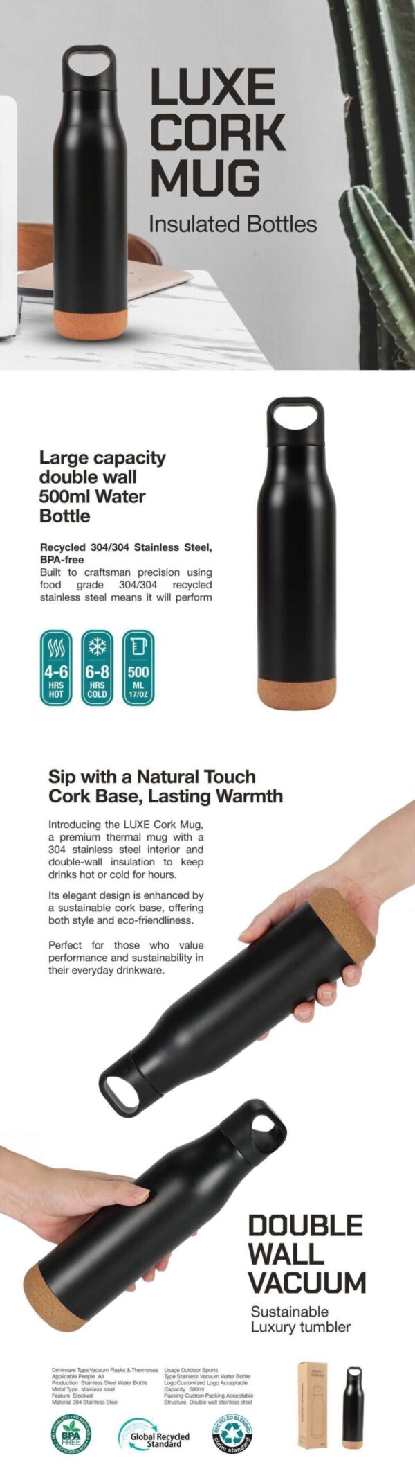 Luxe Cork Mug