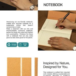 Cork Folio Notebook