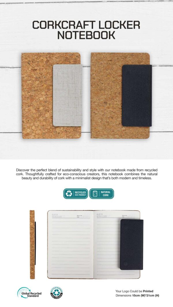 Corkcraft Locker Notebook