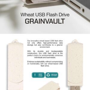 Wheat USB Flash Drive