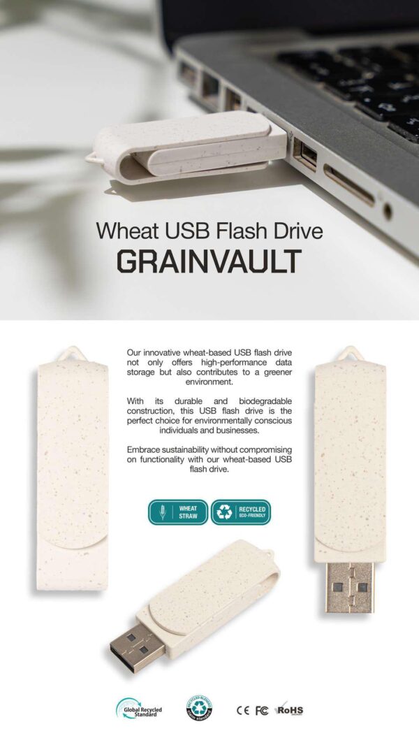 Wheat USB Flash Drive