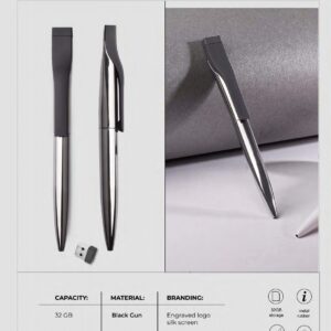 Metal Pen Flash Memory 2 in 1 - 2