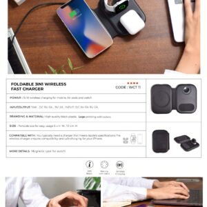 Foldable 3IN1 Wireless Fast Charger