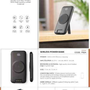 Elegant Wireless Powerbank