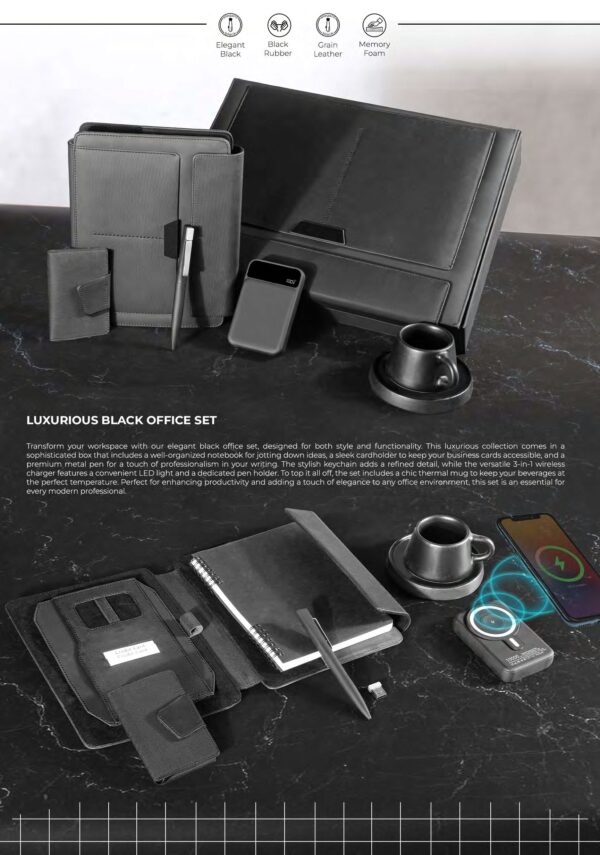 Luxurious Black office Set