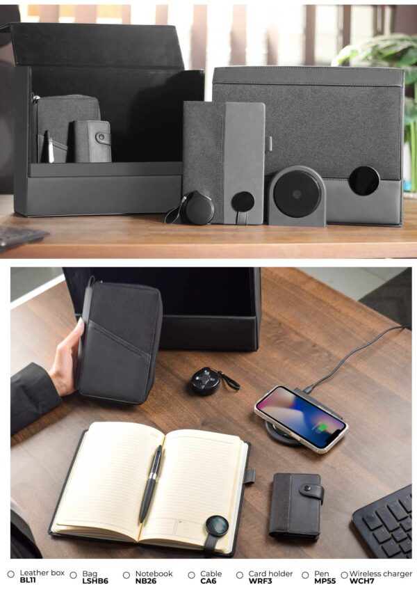 Black office organizer Set