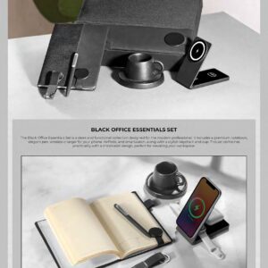 Black office essential set