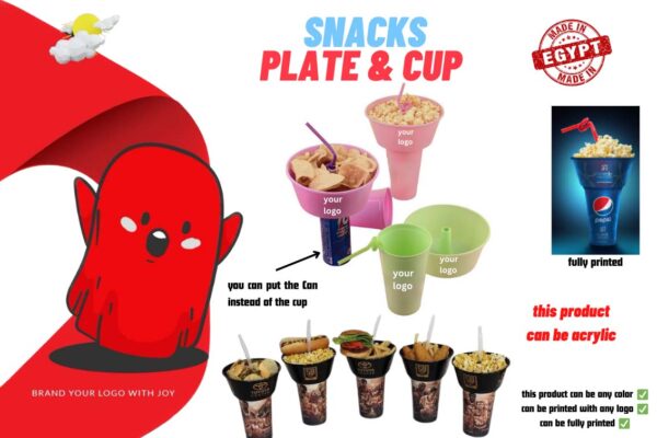Snacks Plate & Cup