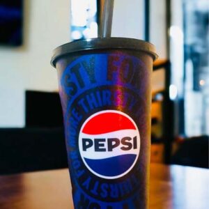 Plastic Mug with straw 2