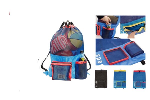 Beach essentials backpack