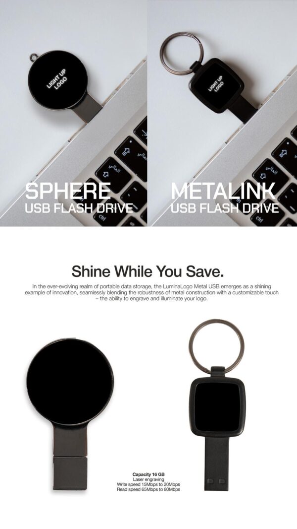 Sphere/Metalink USB flash Drive