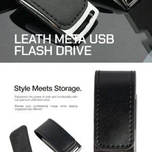 Leath Meta USB Flash Drive